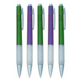 Grip Pen Union Printed Retractable Pen w/ White Frosty Grip